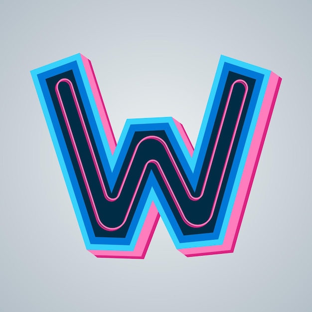 Diseño de letras activos 3d