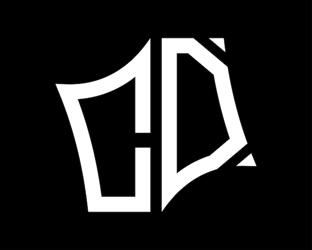 Diseño de letras de CD, diseño de logotipo, arte vectorial