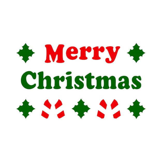 Diseño de letras Feliz Navidad