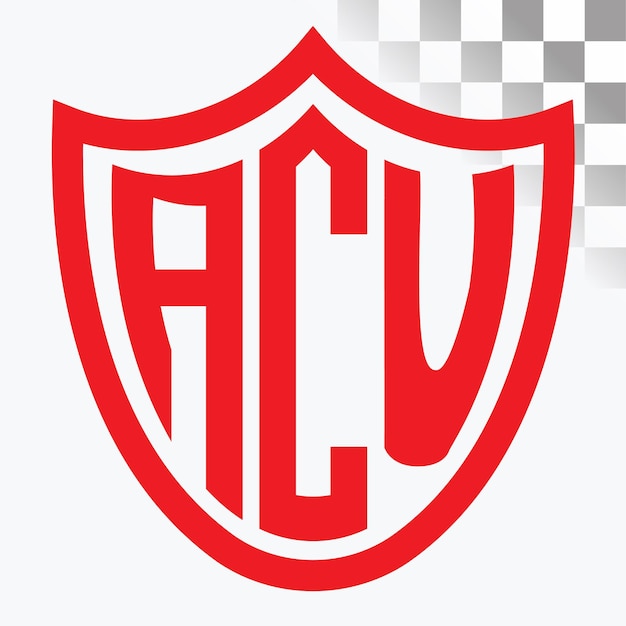 Diseño de las letras del logotipo de ACU