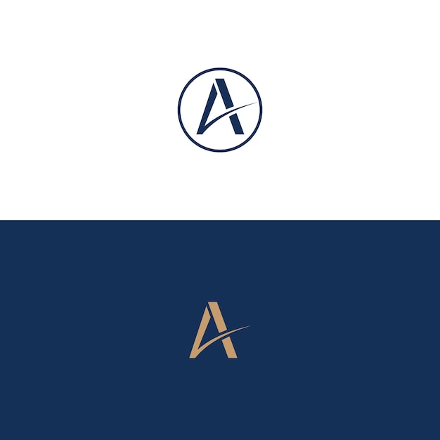 Diseño de letras del logotipo AL Creativo Moderno Ilustración vectorial del icono de las letras A L