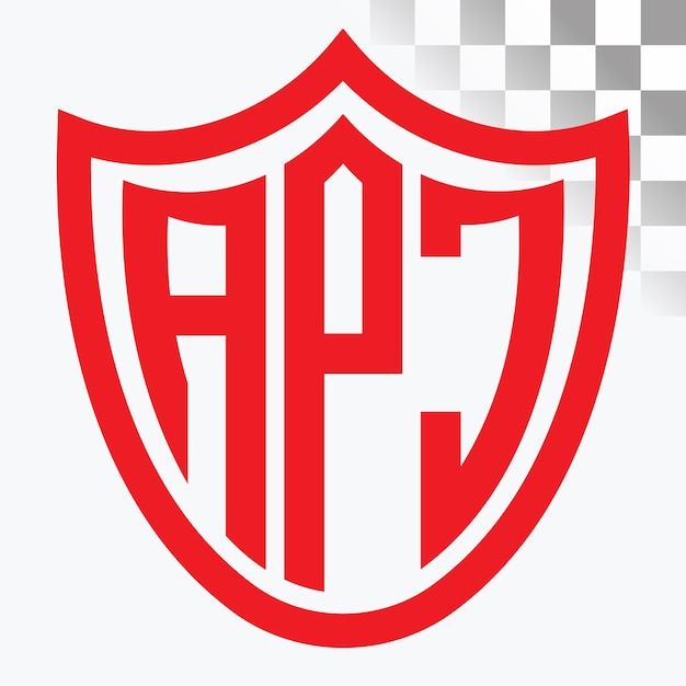 Diseño de las letras del logotipo de APJ