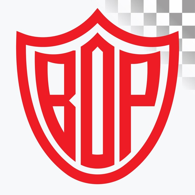 Diseño de las letras del logotipo de BDP