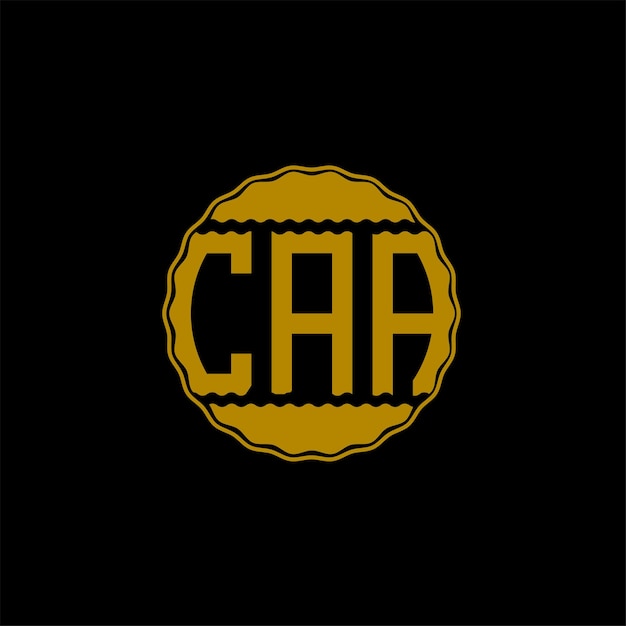 Diseño de letras del logotipo CAA