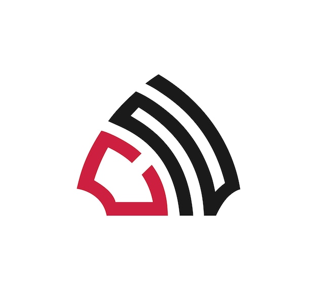 Diseño de las letras del logotipo CN cn logotipo inicial nc logotipo de iniciales