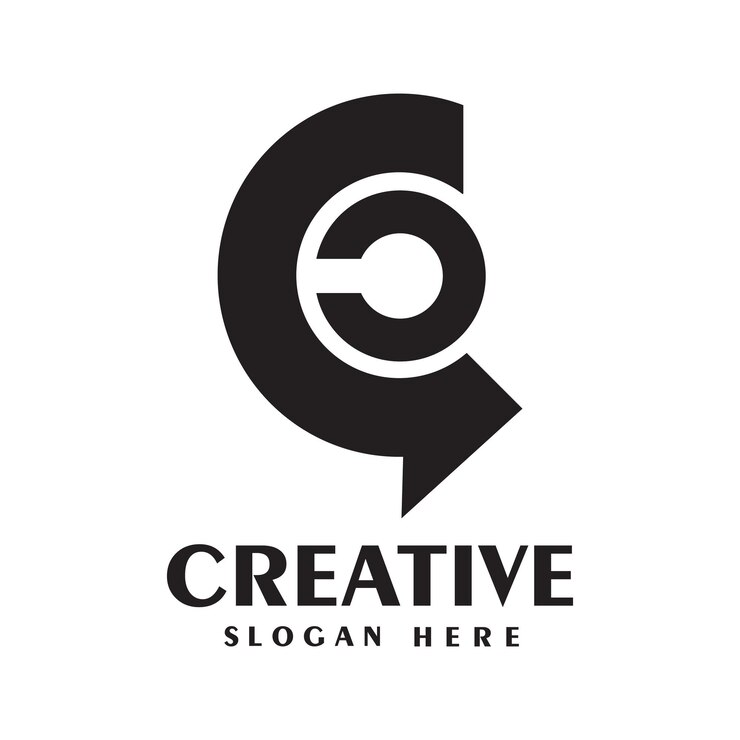 Vector diseño de letras del logotipo concepto simple premium vector