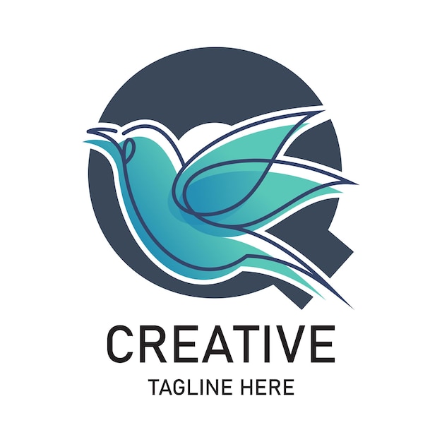 Diseño de letras del logotipo concepto simple Premium Vector