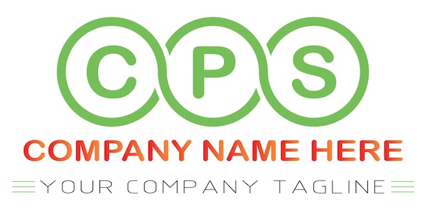 Diseño de las letras del logotipo de CPS