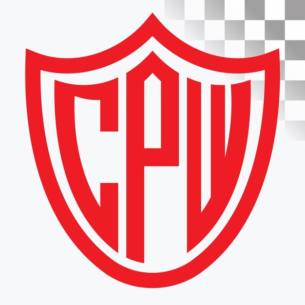 Diseño de las letras del logotipo de CPW