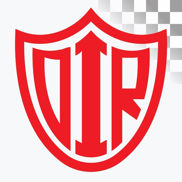 Diseño de las letras del logotipo de DIR