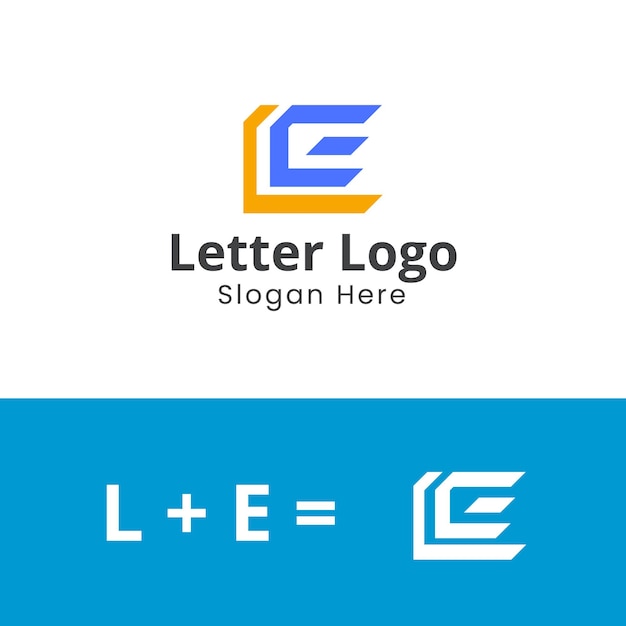 Diseño de letras del logotipo Diseño moderno y único del logotipo Diseño de letras de plantilla de logotipo creativo