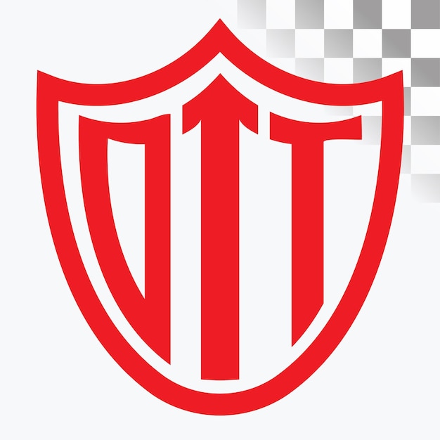 Diseño de las letras del logotipo de DTT