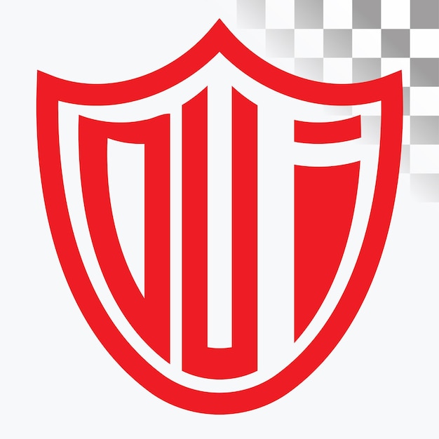 Diseño de las letras del logotipo de DUI