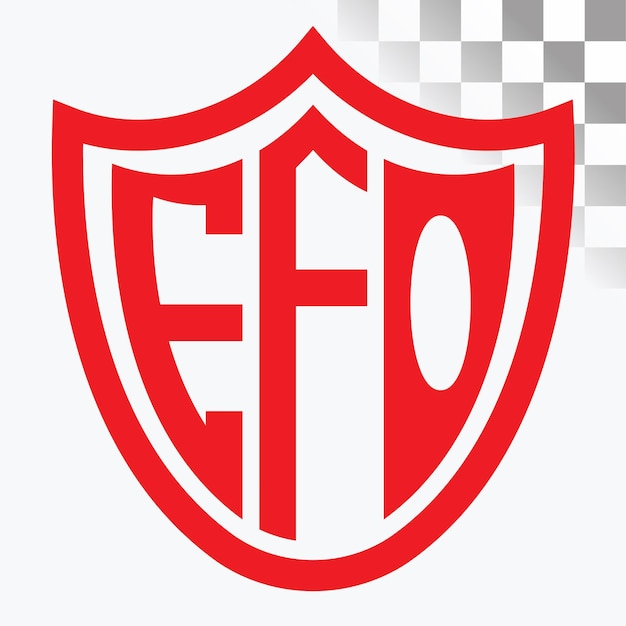 Diseño de las letras del logotipo de EFO