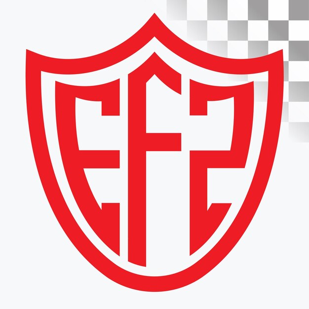 Diseño de las letras del logotipo de la EFZ