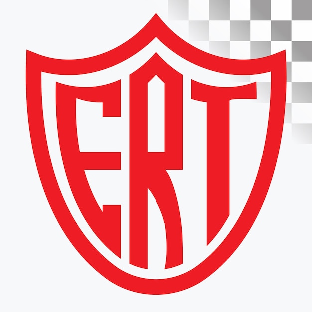 Diseño de las letras del logotipo de ERT