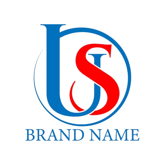 Diseño de letras del logotipo de los Estados Unidos