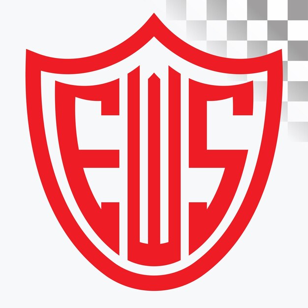 Diseño de las letras del logotipo de EWS