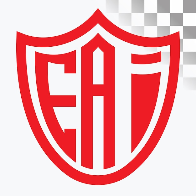 Diseño de las letras del logotipo FAI