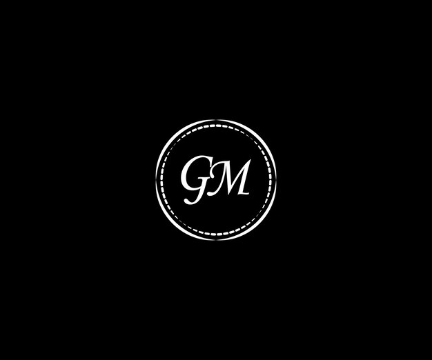 Diseño de las letras del logotipo de GM