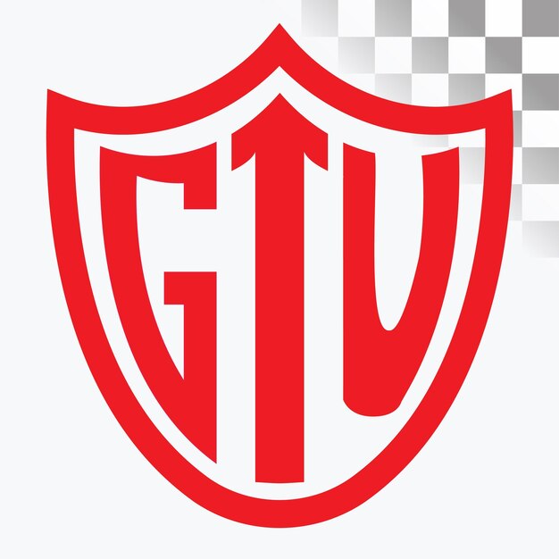 Diseño de las letras del logotipo de GTU