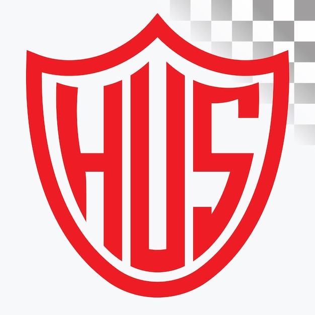 Diseño de las letras del logotipo de HUS