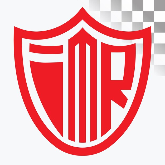 Diseño de las letras del logotipo IMR