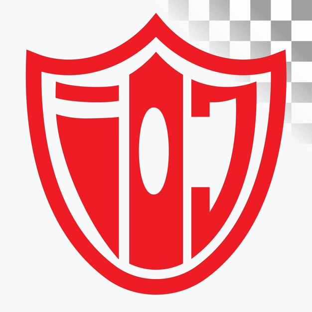 Diseño de las letras del logotipo de IOJ