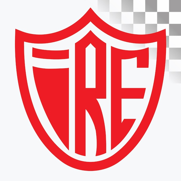 Diseño de las letras del logotipo de IRE