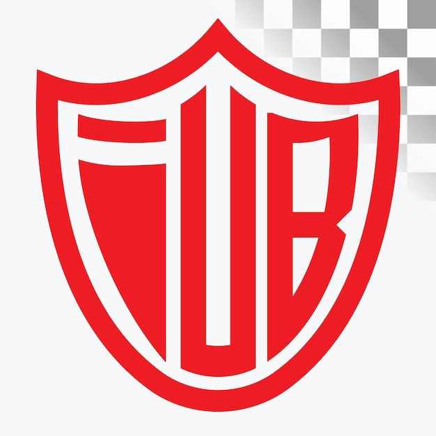 Diseño de las letras del logotipo de la IUB