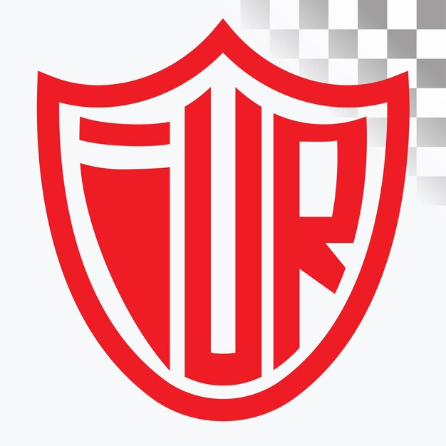 Diseño de las letras del logotipo de IUR