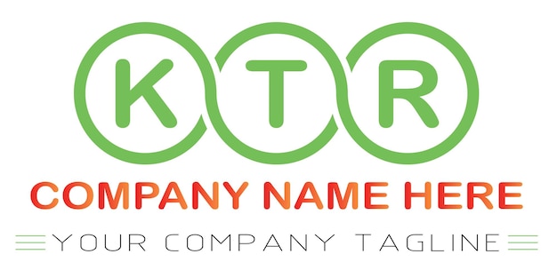 Diseño de las letras del logotipo de KTR