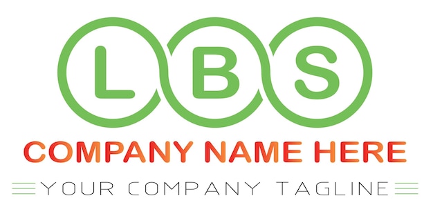Diseño de las letras del logotipo de LBS