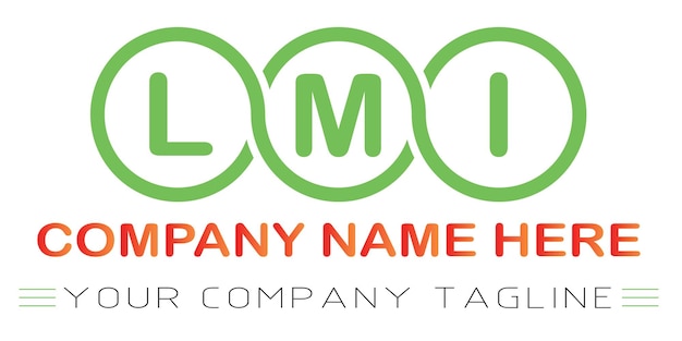 Diseño de las letras del logotipo LMI