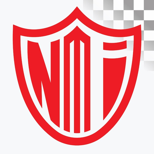 Diseño de las letras del logotipo del NMI