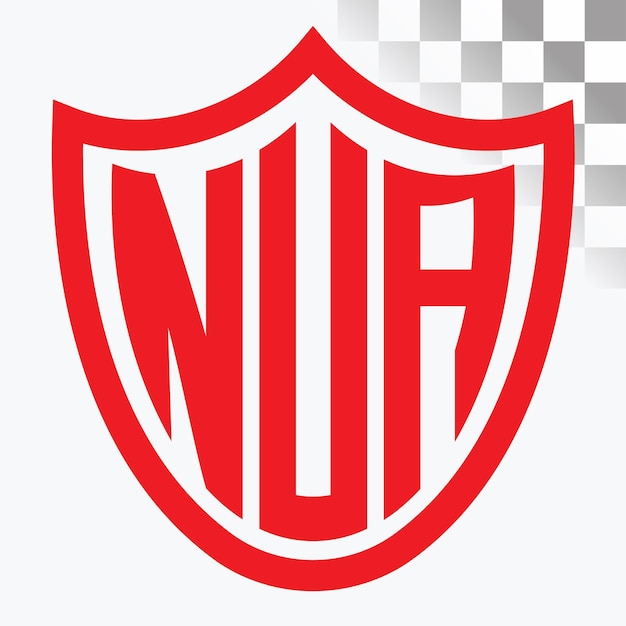 Diseño de las letras del logotipo de NUA