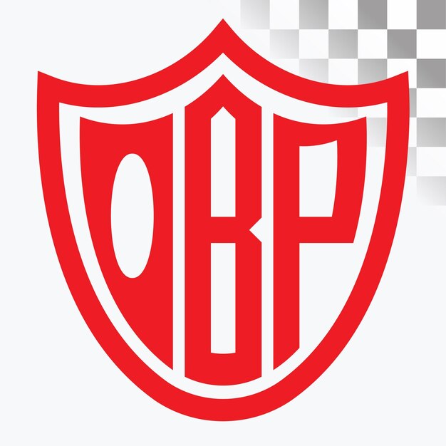 Diseño de las letras del logotipo de OBP