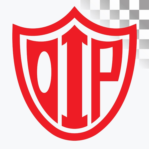 Diseño de las letras del logotipo de la OIP