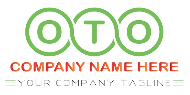 Diseño de las letras del logotipo de la OTO