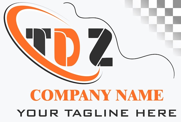 Diseño de las letras del logotipo de TDZ
