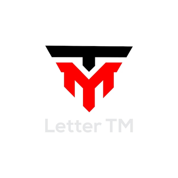 Diseño de las letras del logotipo TM