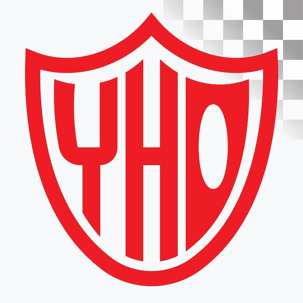 Diseño de las letras del logotipo de YHO