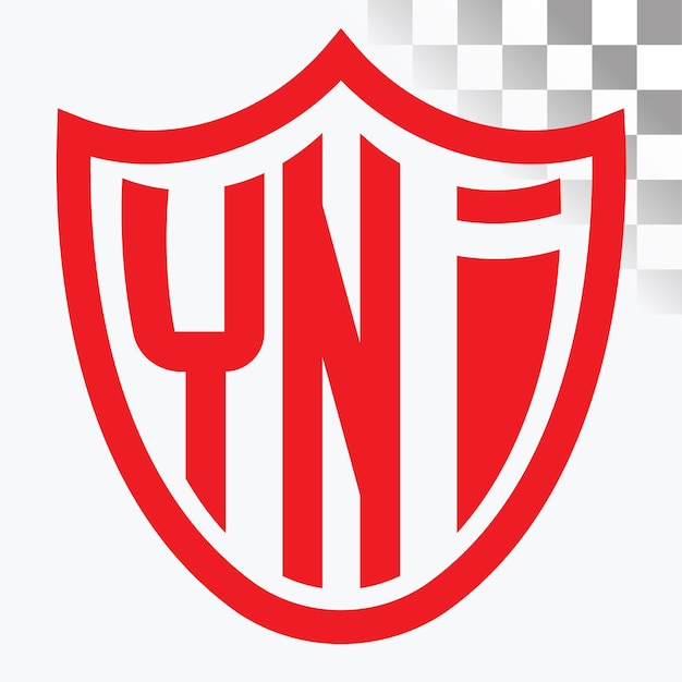 Diseño de las letras del logotipo YNI