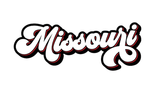 Diseño de letras a mano de Michigan Vector de caligrafía Vector de texto de Michigan Diseño de tipografía de moda