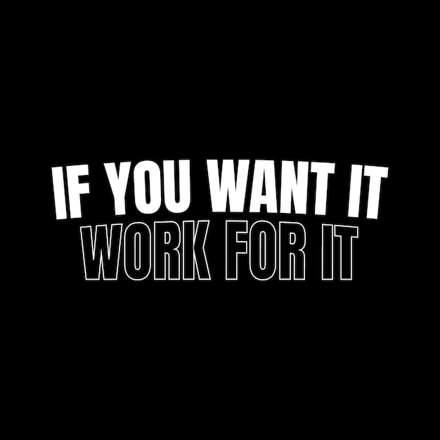 Diseño de letras motivacionales para camisetas