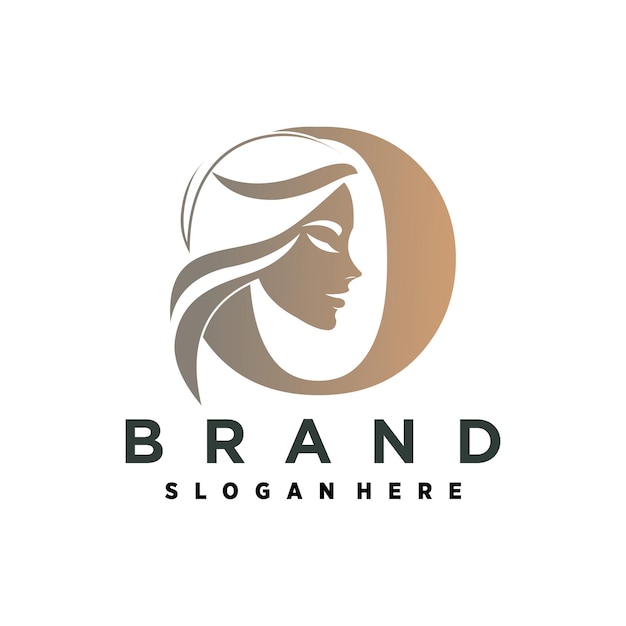Diseño de letras vectoriales o logotipos para la belleza con estilo creativo