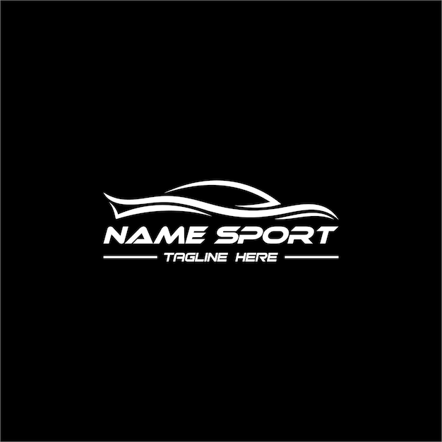 Diseño de letrero de logotipo de automóvil