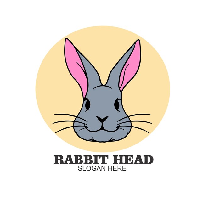 Diseño libre logo icono ilustración conejo