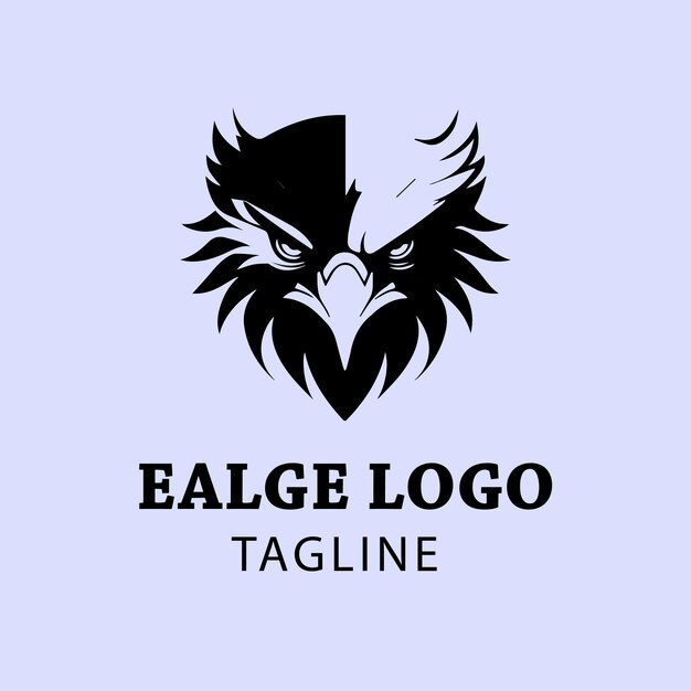 Diseño libre del logotipo del águila vectorial