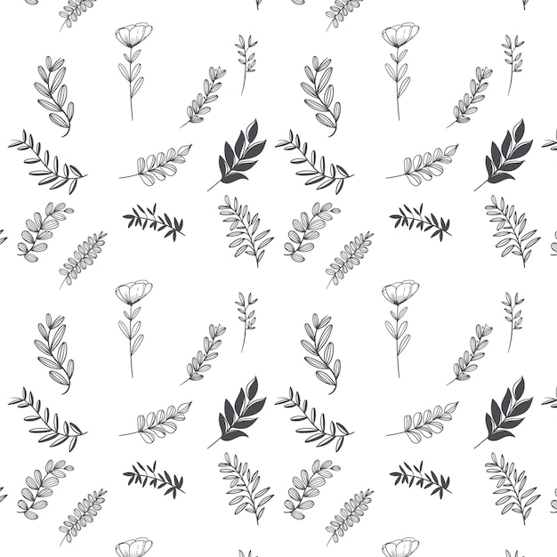 Diseño libre de patrones florales